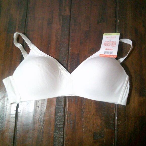 Warners Wire Free Lift Bra for Tees Sz 38B Invisible wire-free bra  New w/tags - Picture 3 of 5